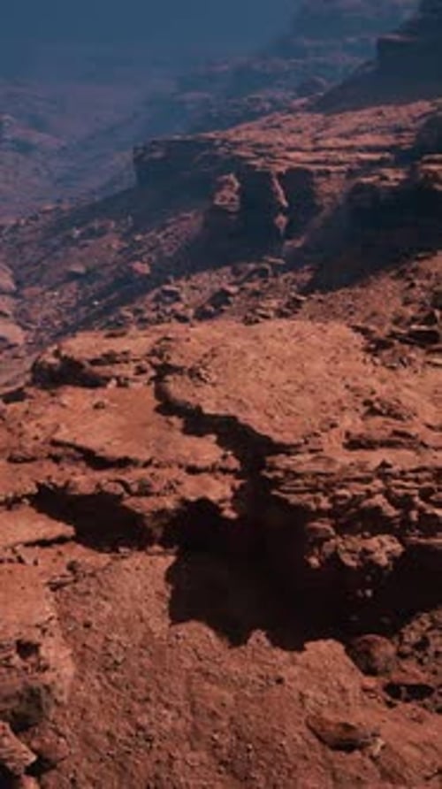 AweInspiring Majesty Gazing Into the Depths of the Red Stone Canyon
