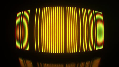 Leuchtende Science-Fiction-Linien