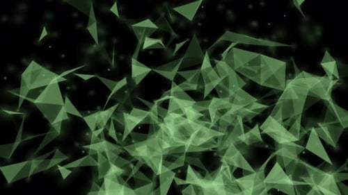 Green Plexus Triangle Background