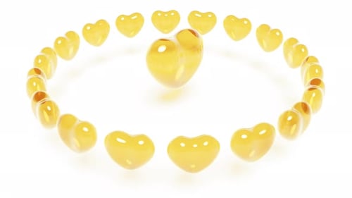 Glass Heart Change Color Intro Able Loop Endless