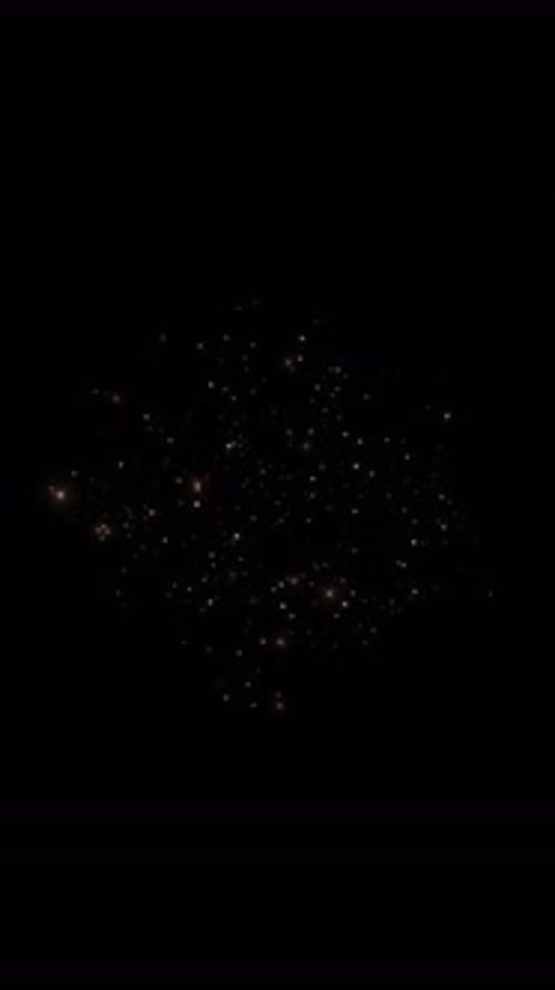 Golden Fairy Glitter, des particules de poussière brillantes et des transitions scintillantes. Lumières Bokeh dorées de Noël
. Glowi