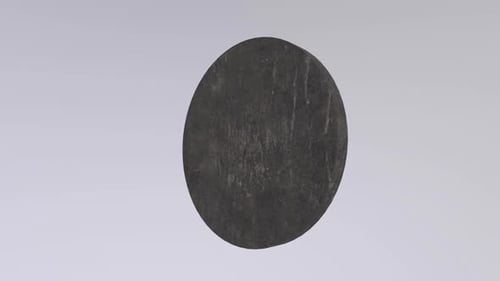 Dark Textured Circular Object