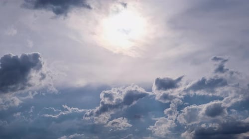 Timelapse of Amazing Cumulonimbus Clouds in the Sky