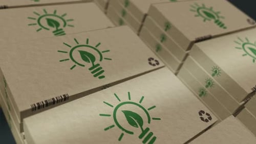 Producción de paquetes de ideas respetuosas con el medio ambiente, que se puede envolver sin problemas
