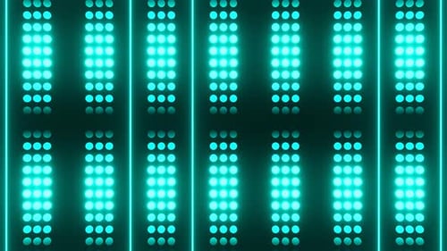 Turquoise Concert Led Light Wall Background Vj Loop In 4K