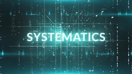 Futuristic Digital Data Grid Text Reveal