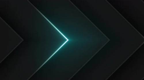 4k Blue Neon Light Pattern Loop