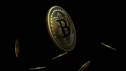 Gold Bitcoin Cryptocurrency Loop