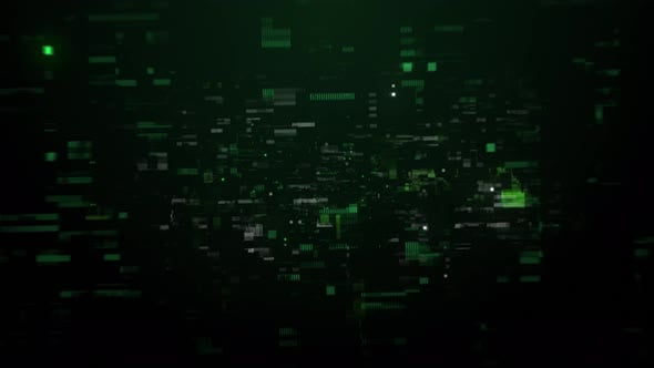 Digital Code Glitch Text Animation Server, Backgrounds Motion Graphics ...
