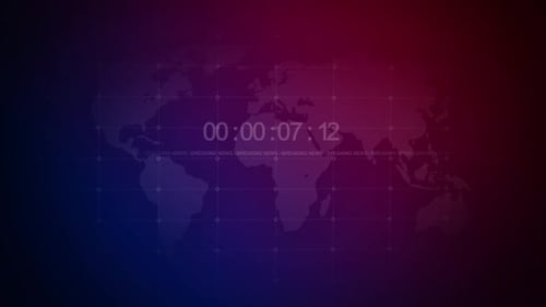 Modern Global News Broadcast Countdown Opener