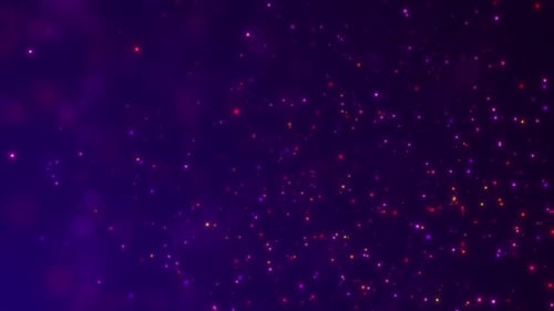 Glowing Particle Dust Flowing Festive Background