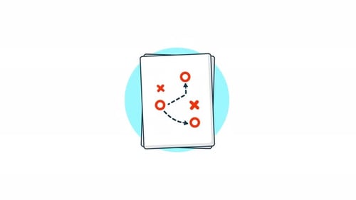 Vídeo de animación 4K Strategy Concept