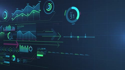 Flux de graphiques animés traitant de grandes quantités de données