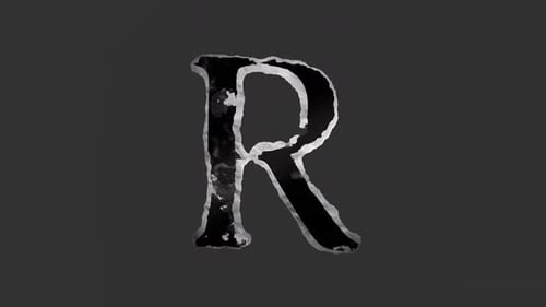 Artistic Sketch Letter Reveal with Ink Drip Effect