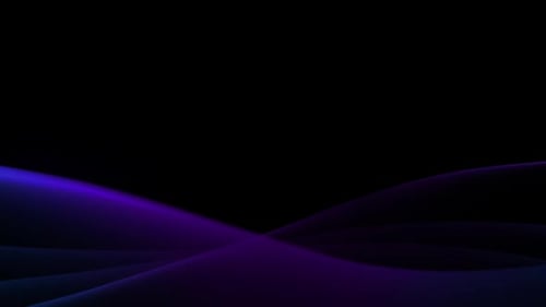 Glowing Abstract Fluid Waves Background Loop
