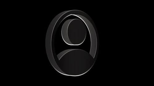 Account 3d Icon Animation