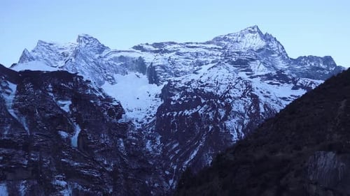 Himalayan Mountain Timelapses with Moving Clouds and Majestic High-Altitude Scenery
