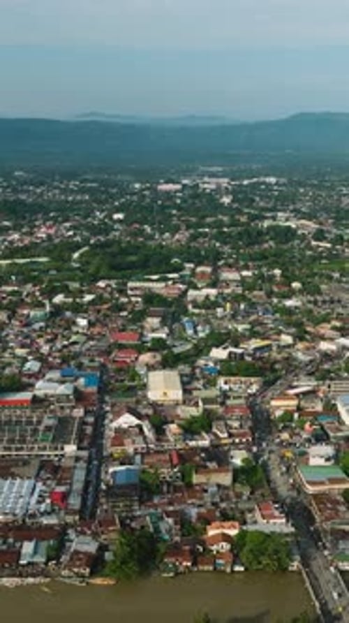 Cityscape Cotabato City in the Philippines