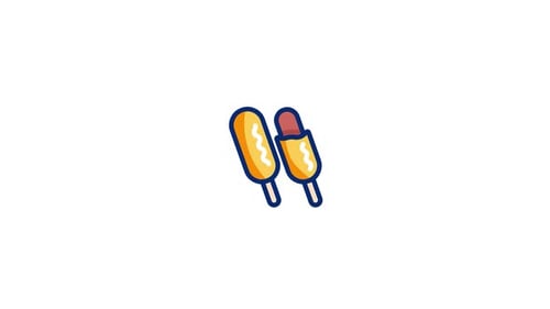 Corndog Animated Icon