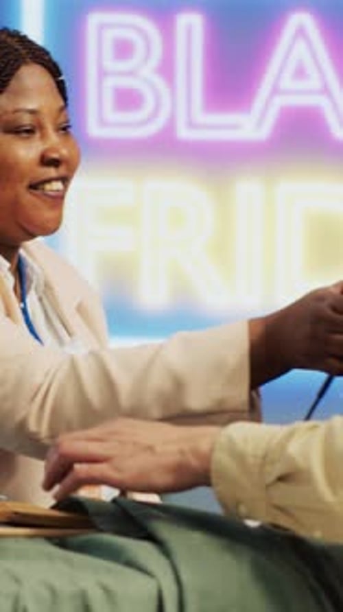 Vertical Video Customer Uses Mobile Loyalty Program App
