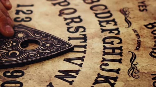 Man Is Playing With Spiritual Witchcraft Ouija Board 4