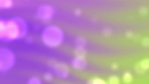 Soft Focus Gradient Background With Purple And Green Hues And Floating Bokeh Lights