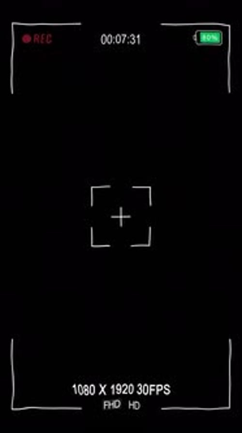 Camera View Finder Screen Overlay Design