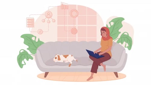 Travail isolé animé à domicile