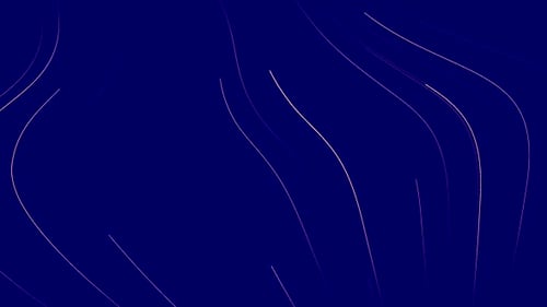 Abstract Flowing Wavy Lines Animated Background