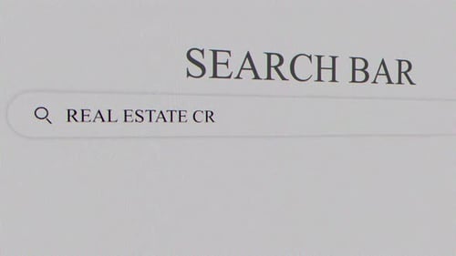 Real Estate Crash Search Bar Popular On Search Engines Across Various Domains