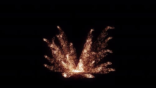 Elegant Golden Shimmer Particle Reveal Animation