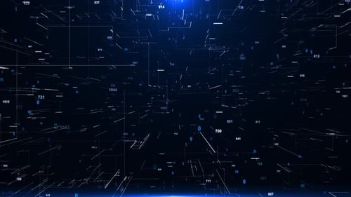 3D-abstrakte Technologie, glühender Cyberspace, schneller Lichthintergrund, leerer Raum, Szenenboden