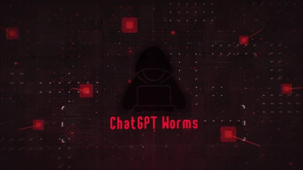 Chat Gpt Worms Words In The Hacking And Cybersecurity, Backgrounds ...