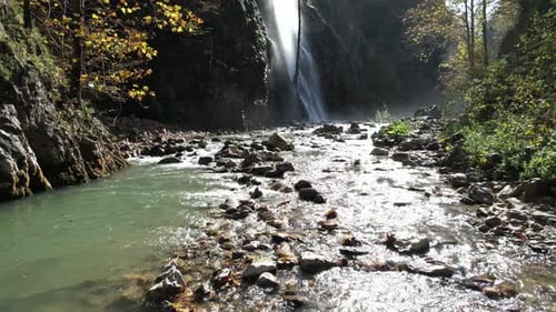 Waterfall and River