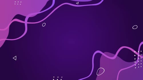 Abstract Fluid Wave Shapes Animated Background