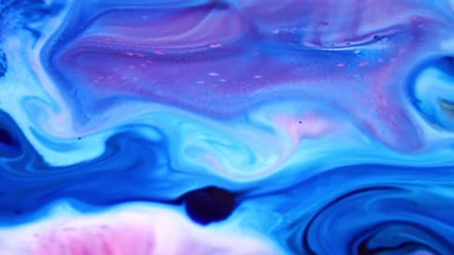 Abstrakte bunte Tintenbewegungen breiten sich auf dem Wasser aus Textur 635