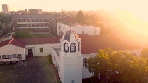 The thought of the sun shining beautifully on the historic church building was glad that I had been