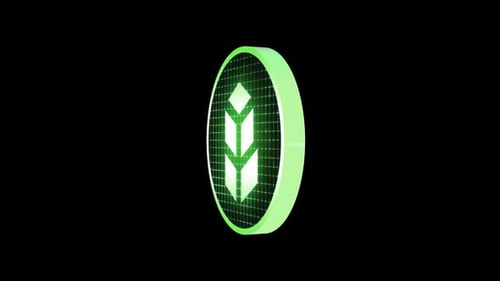 Bancor Bnt Digital Crypto Spinning 3D Icon