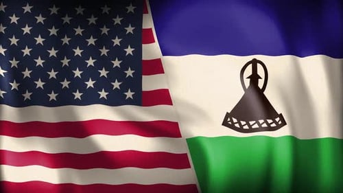 Usa And Lesotho Background Loop