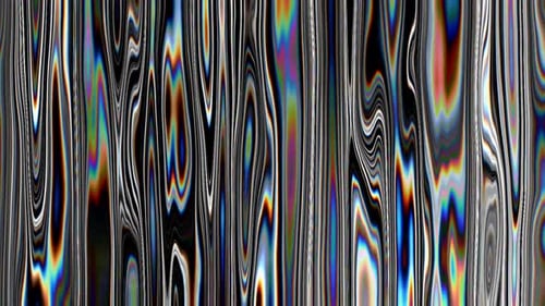 Liquid Glitch Abstraktes Muster