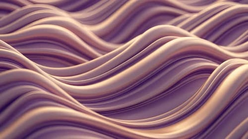 Abstract Flowing Fluid Waves Background Loop