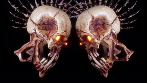 Punk Skull VJ Loop