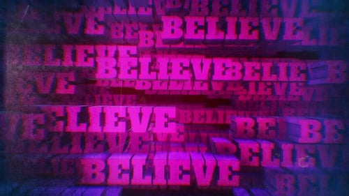 Believe Repeat Words Texturierter Hintergrund