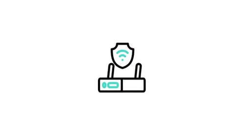 Icône animée du modem