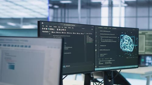 Computers in Data Center Providing Computing Resources Needed for AI