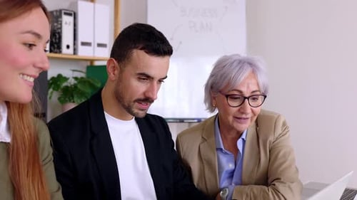 Diverse Group of Business People Having a Team Meeting in the Office
