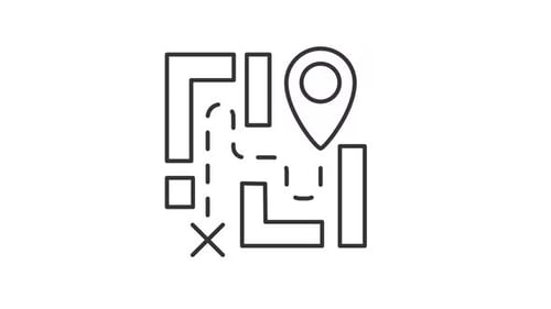 Animated Labyrinth Linear Icon