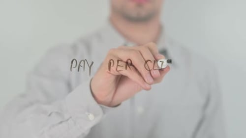 Pay Per Click, Writing on Transparent Screen