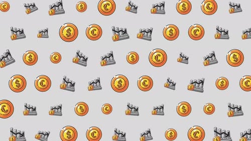 Moneda, dinero, finanzas, patrón de declive económico