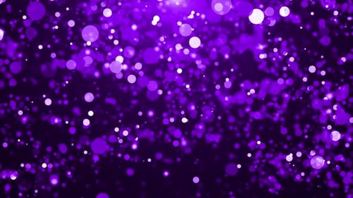 Purple Abstract Particles Background Loop V11